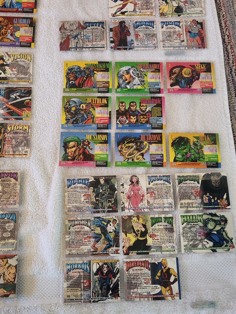 56 1993 Marvel Masterpiece/ Super Villains Cards